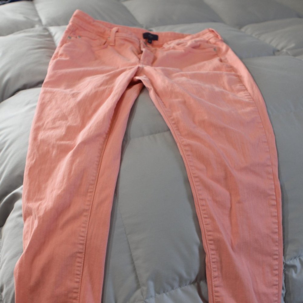 NYDJ ankle jeans -  coral